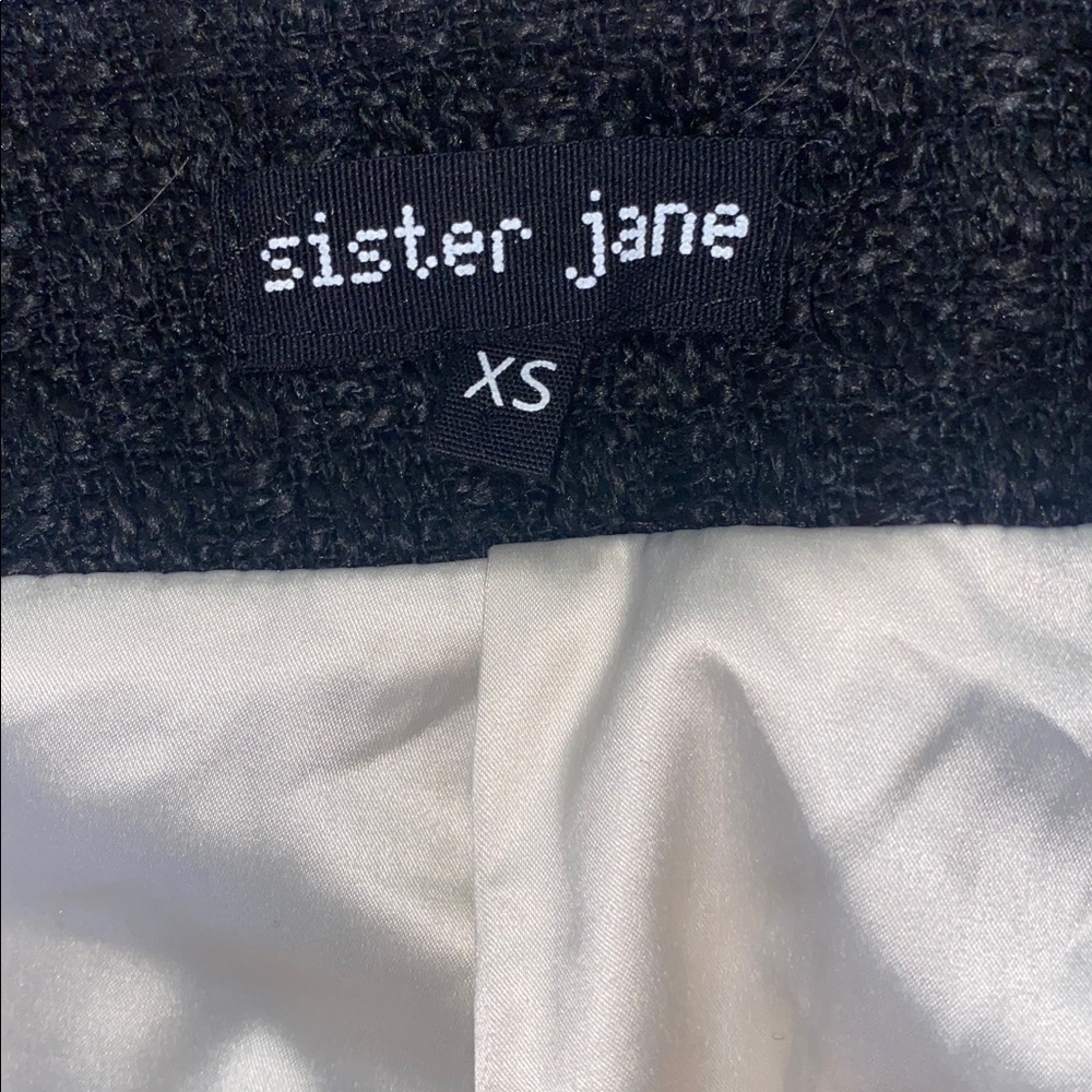 Sister Jane Tweed Cardigan Blazer Jacket XS - Picture 7 of 7